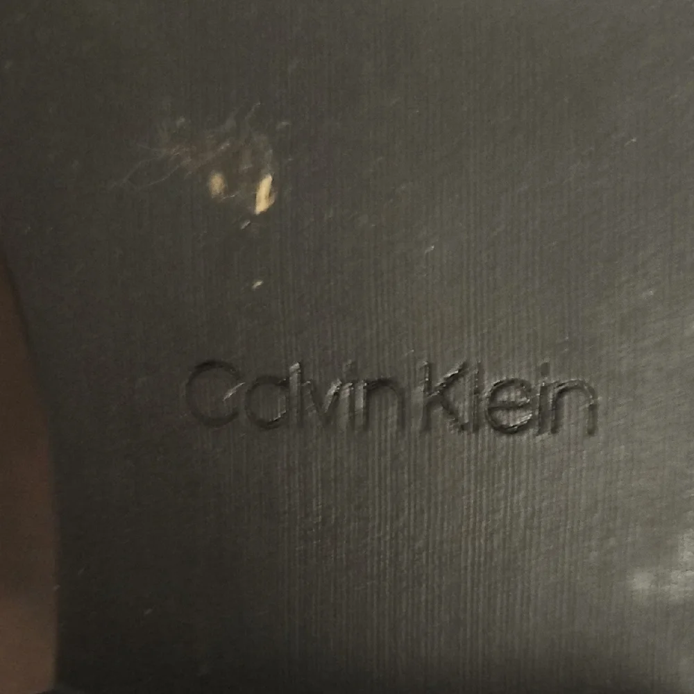 Men's Calvin Klein Leather Loafers Size 8 - Picture 3 of 13